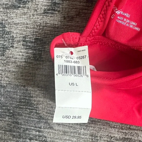 Aerie Bikini Top, size large, NWT - Picture 4 of 5